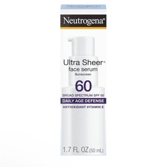 Neutrogena Ultra Sheer Face Serum 60 SPF 1.7oz - Picture 1 of 9